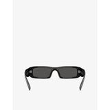 Prada rectangle-frame acetate sunglasses, UK version