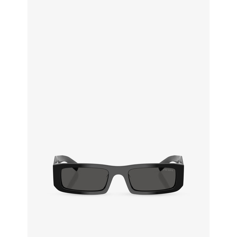 Prada rectangle-frame acetate sunglasses, UK version