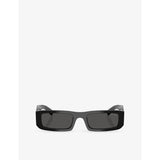 Prada rectangle-frame acetate sunglasses, UK version