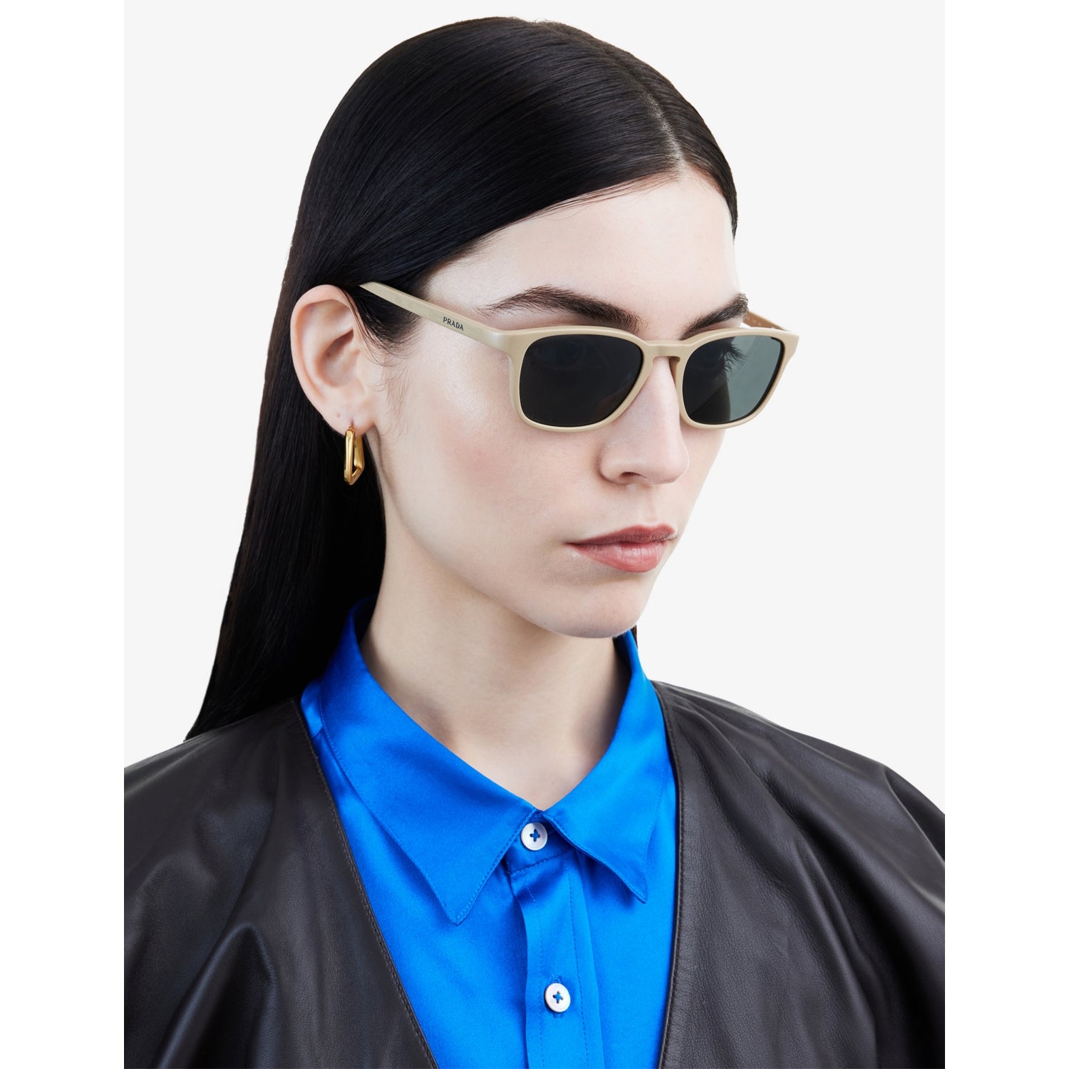Prada acetate square sunglasses PR D13SU, UK version