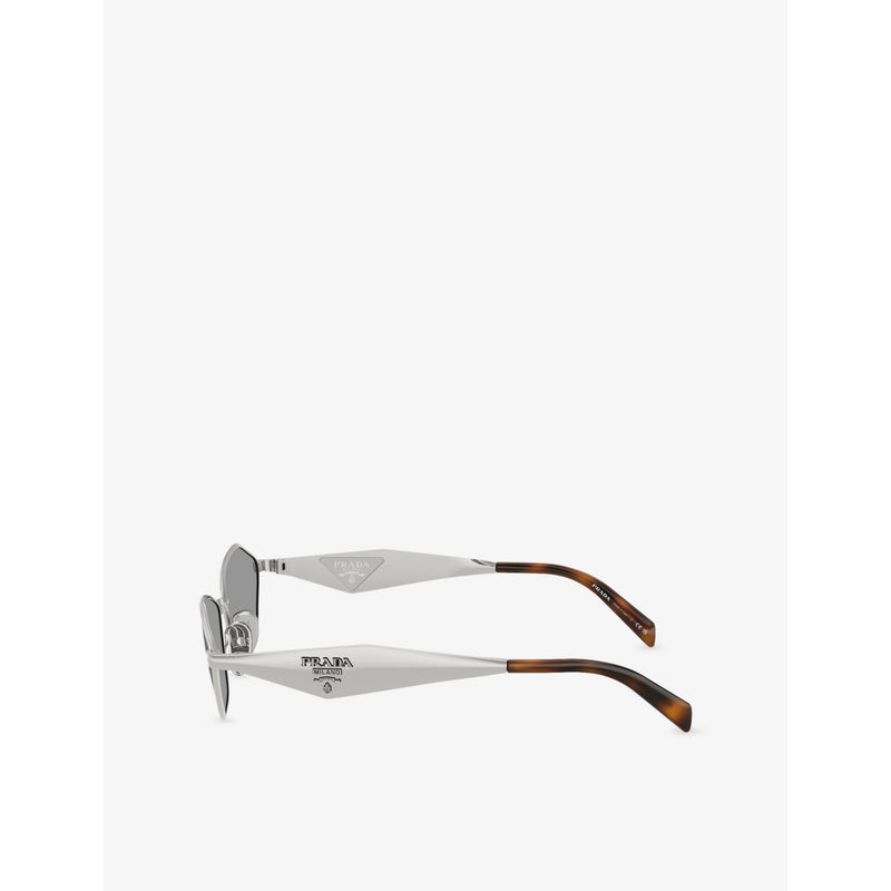 Prada PR D50S irregular-frame metal sunglasses (British brand)