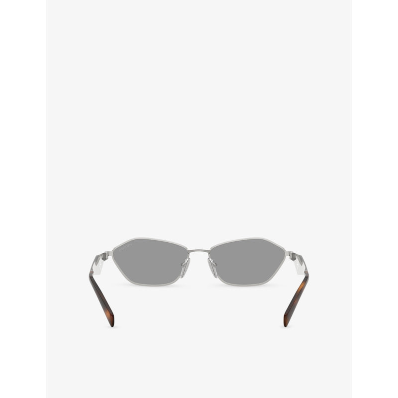 Prada PR D50S irregular-frame metal sunglasses (British brand)