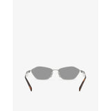 Prada PR D50S irregular-frame metal sunglasses (British brand)