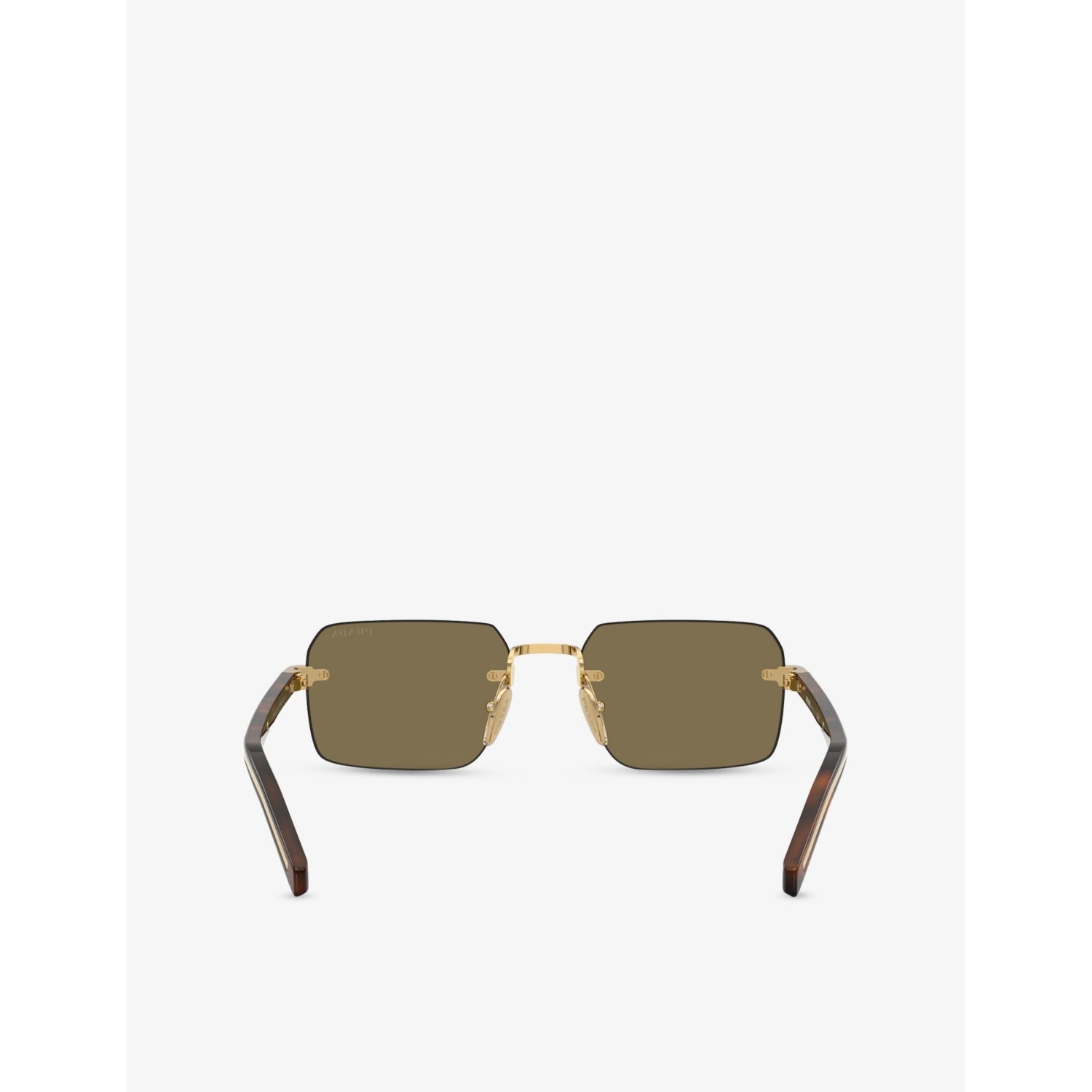 Prada PR D55S square-frame metal sunglasses (British brand)