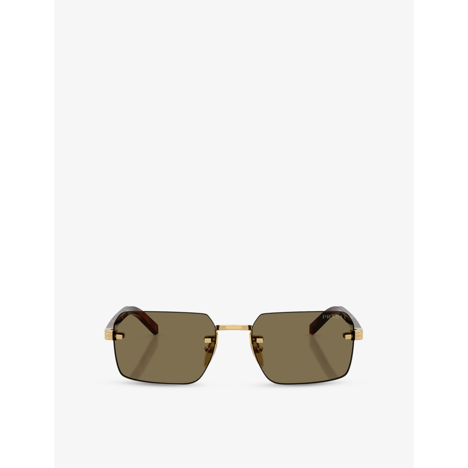 Prada PR D55S square-frame metal sunglasses (British brand)