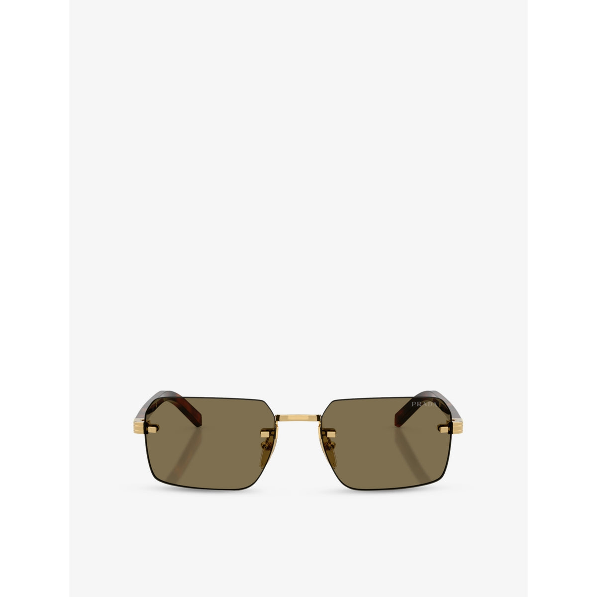Prada PR D55S square-frame metal sunglasses (British brand)