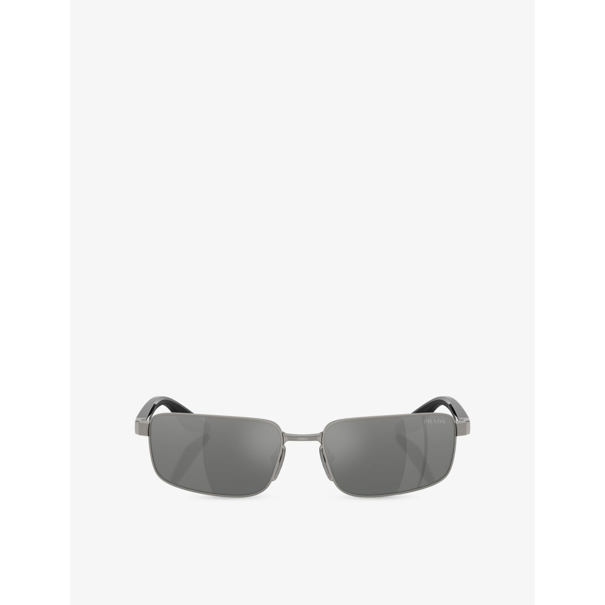 Prada Linea Rossa rectangular-frame metal sunglasses (British brand)
