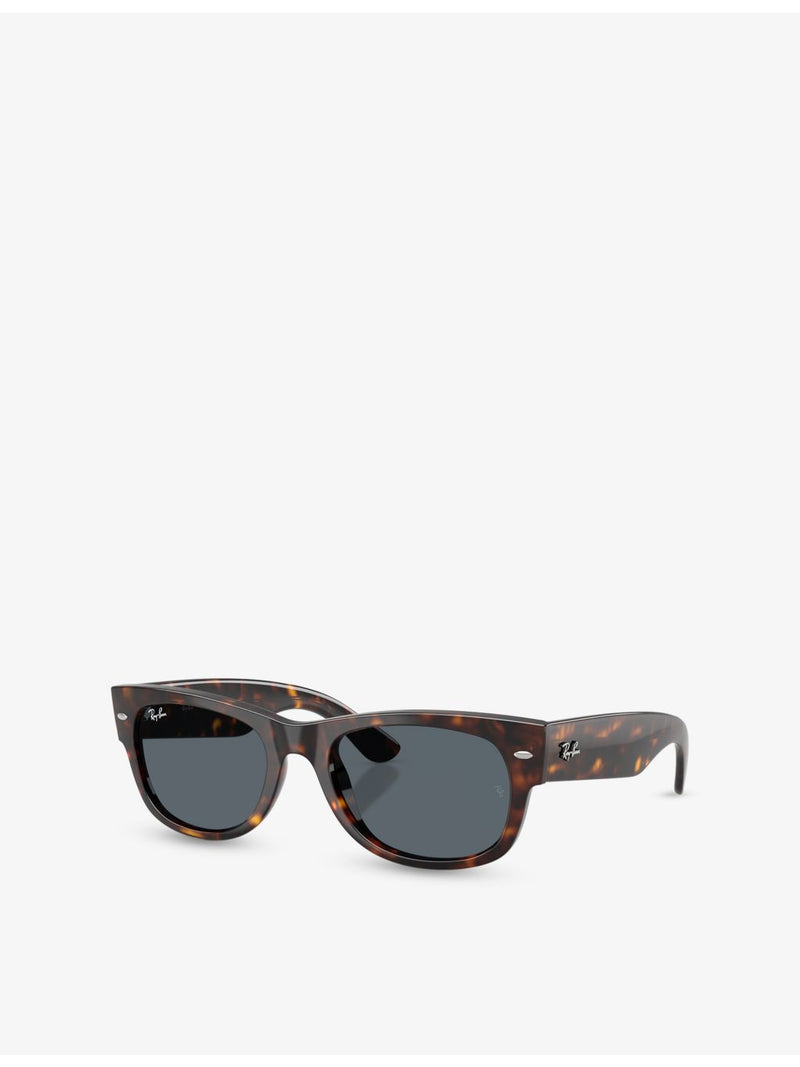 Ray-Ban Mega Wayfarer II square-frame acetate sunglasses, UK version