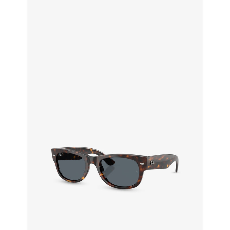 Ray-Ban Mega Wayfarer II square-frame acetate sunglasses, UK version
