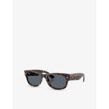 Ray-Ban Mega Wayfarer II square-frame acetate sunglasses, UK version