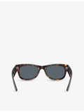 Ray-Ban Mega Wayfarer II square-frame acetate sunglasses, UK version