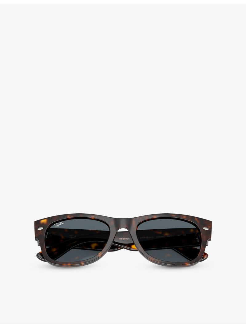 Ray-Ban Mega Wayfarer II square-frame acetate sunglasses, UK version