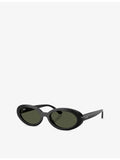 Ray-Ban RB2223 oval acetate sunglasses, UK version