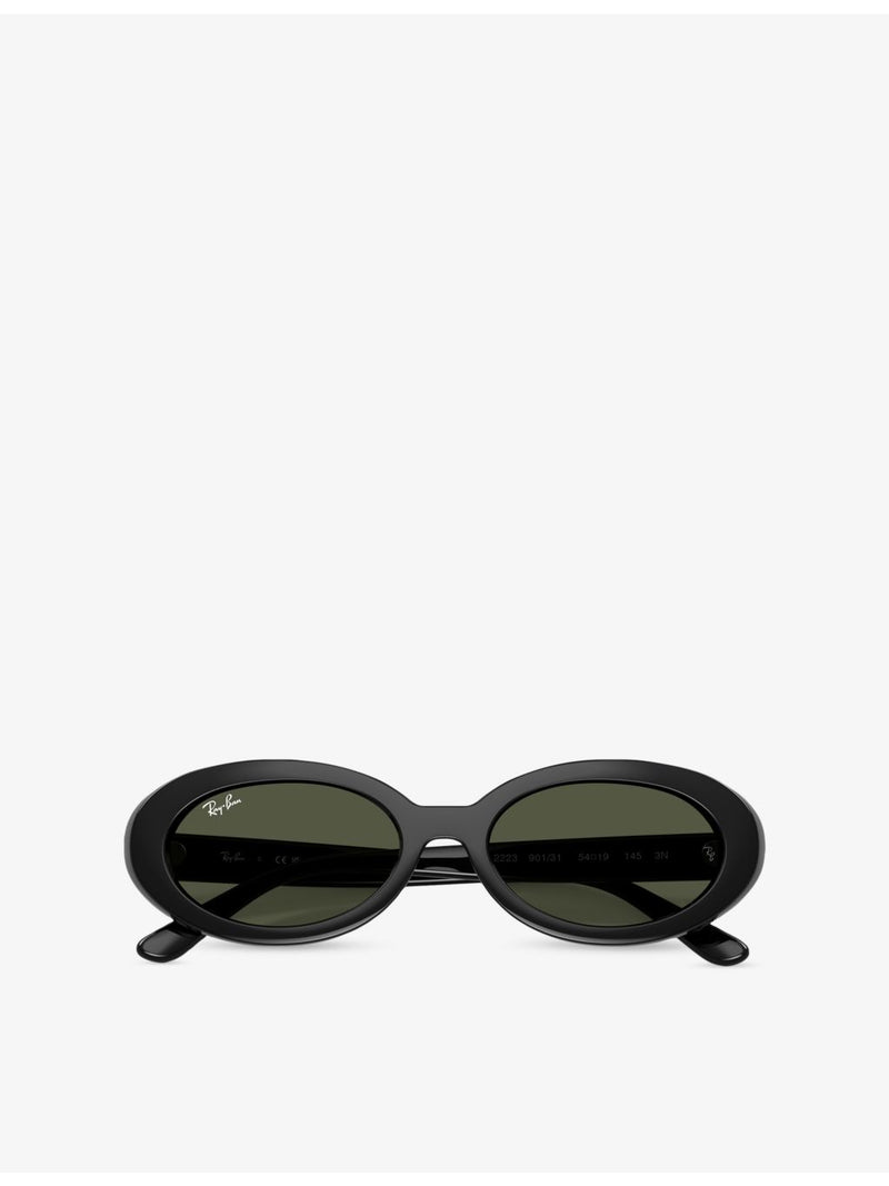 Ray-Ban RB2223 oval acetate sunglasses, UK version