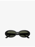 Ray-Ban RB2223 oval acetate sunglasses, UK version