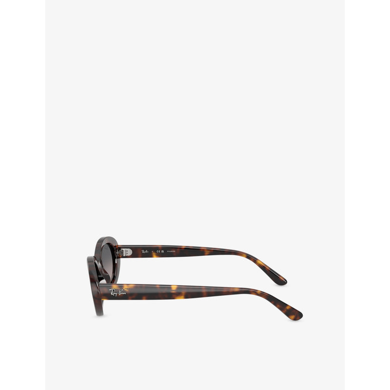 Ray-Ban RB2223 oval acetate sunglasses tortoiseshell finish, UK version