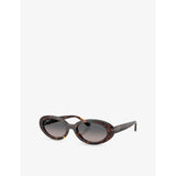 Ray-Ban RB2223 oval acetate sunglasses tortoiseshell finish, UK version