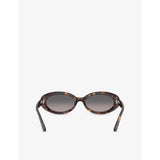 Ray-Ban RB2223 oval acetate sunglasses tortoiseshell finish, UK version