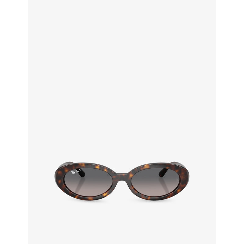 Ray-Ban RB2223 oval acetate sunglasses tortoiseshell finish, UK version
