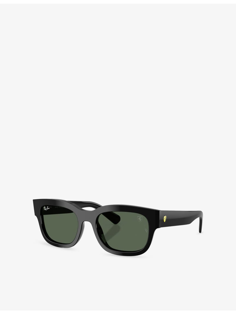 Ray-Ban Scuderia Ferrari acetate square-frame sunglasses - British product