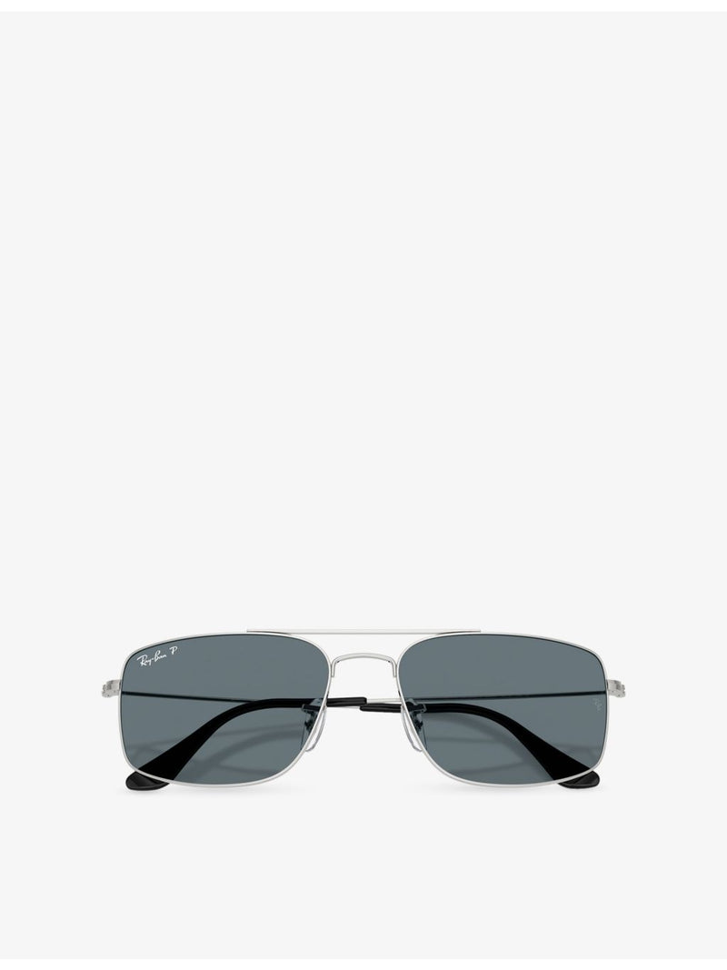 Ray-Ban RB3779 Explorer III square metal sunglasses (British brand)
