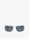 Ray-Ban RB3779 Explorer III square metal sunglasses (British brand)