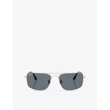 Ray-Ban RB3779 Explorer III square metal sunglasses (British brand)