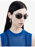 Ray-Ban RB3780 rectangle metal sunglasses, UK version