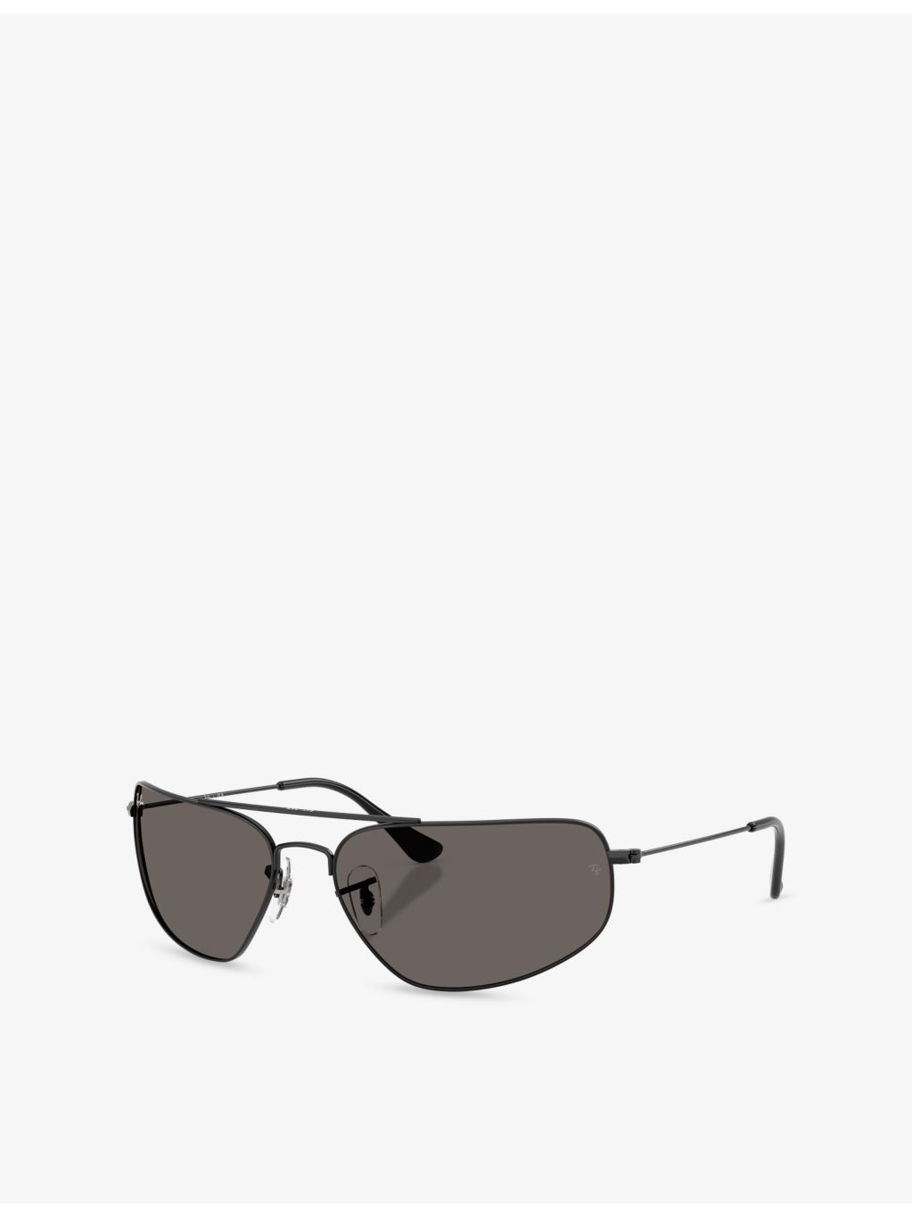 Ray-Ban RB3780 rectangle metal sunglasses, UK version
