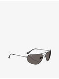 Ray-Ban RB3780 rectangle metal sunglasses, UK version