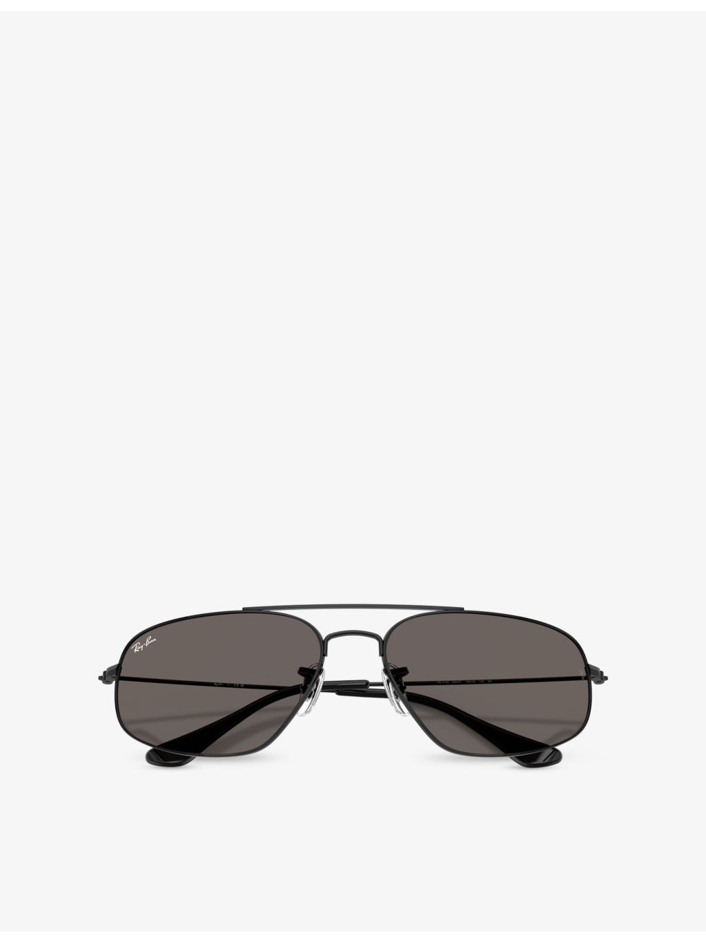 Ray-Ban RB3780 rectangle metal sunglasses, UK version