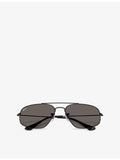 Ray-Ban RB3780 rectangle metal sunglasses, UK version