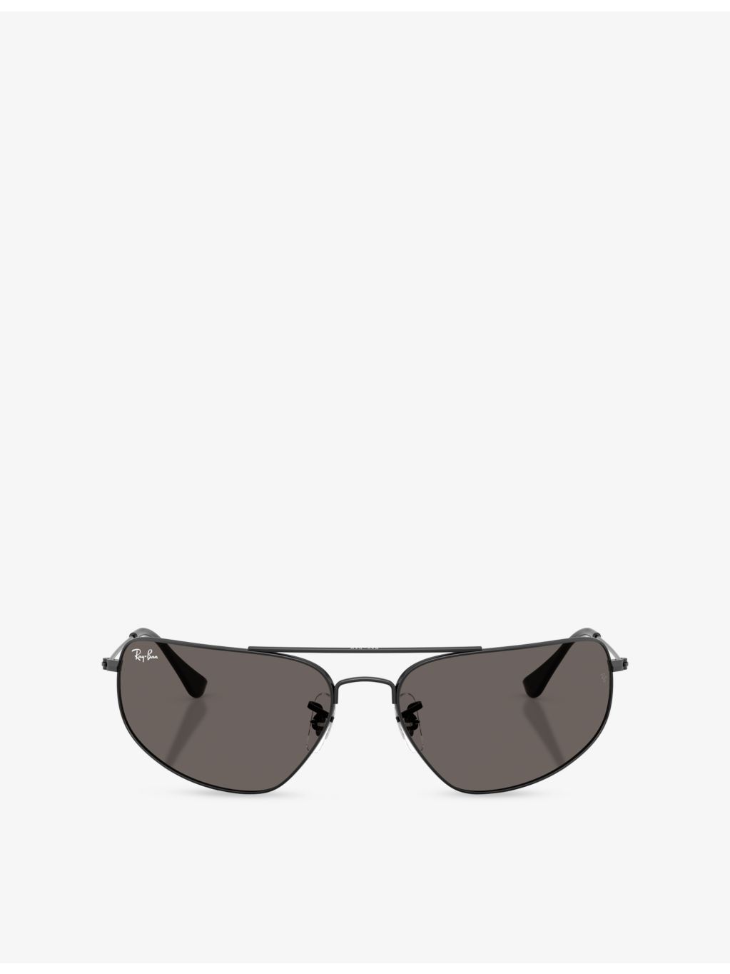 Ray-Ban RB3780 rectangle metal sunglasses, UK version