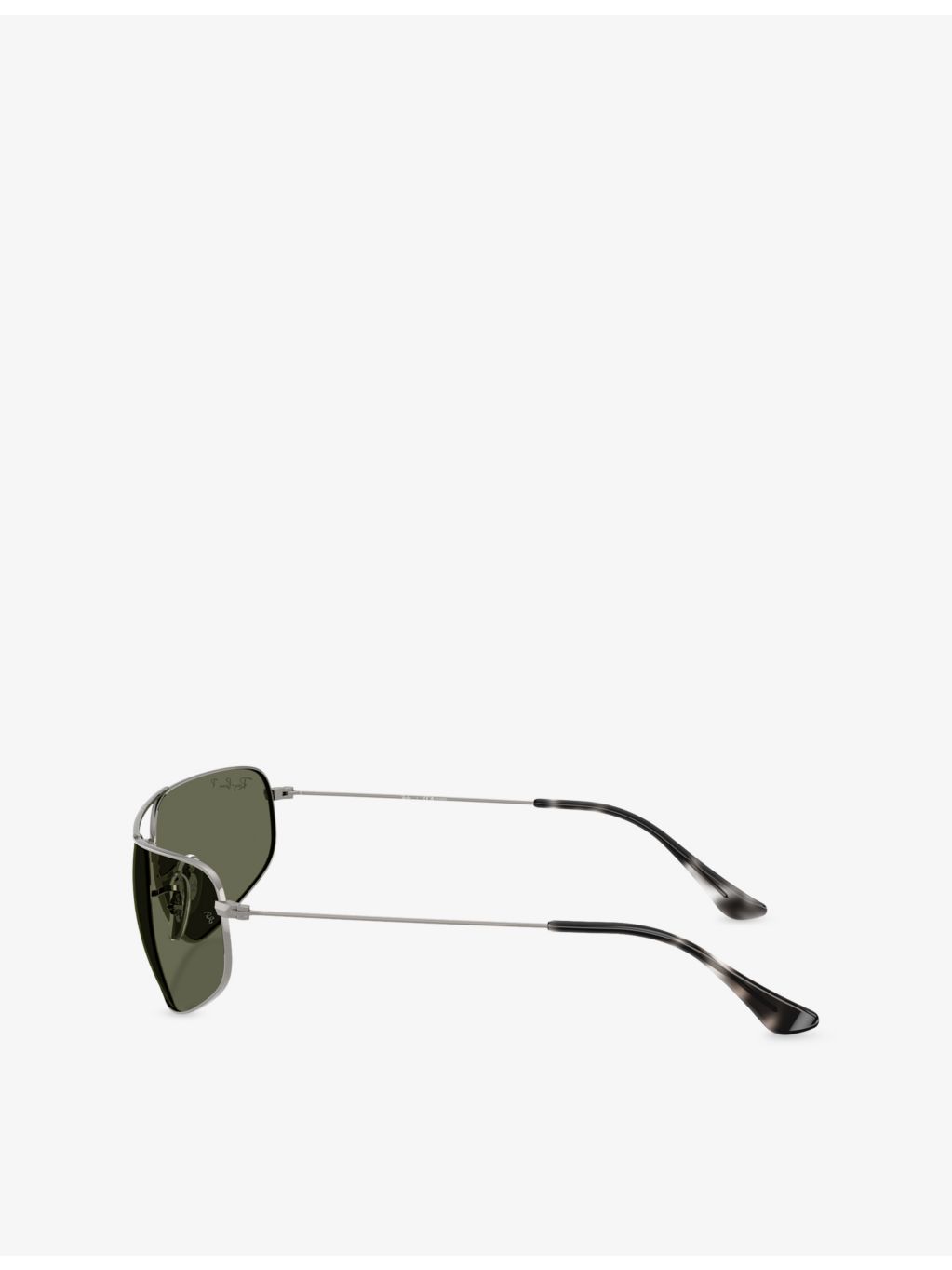 Ray-Ban RB3780 rectangle-frame metal sunglasses, UK version
