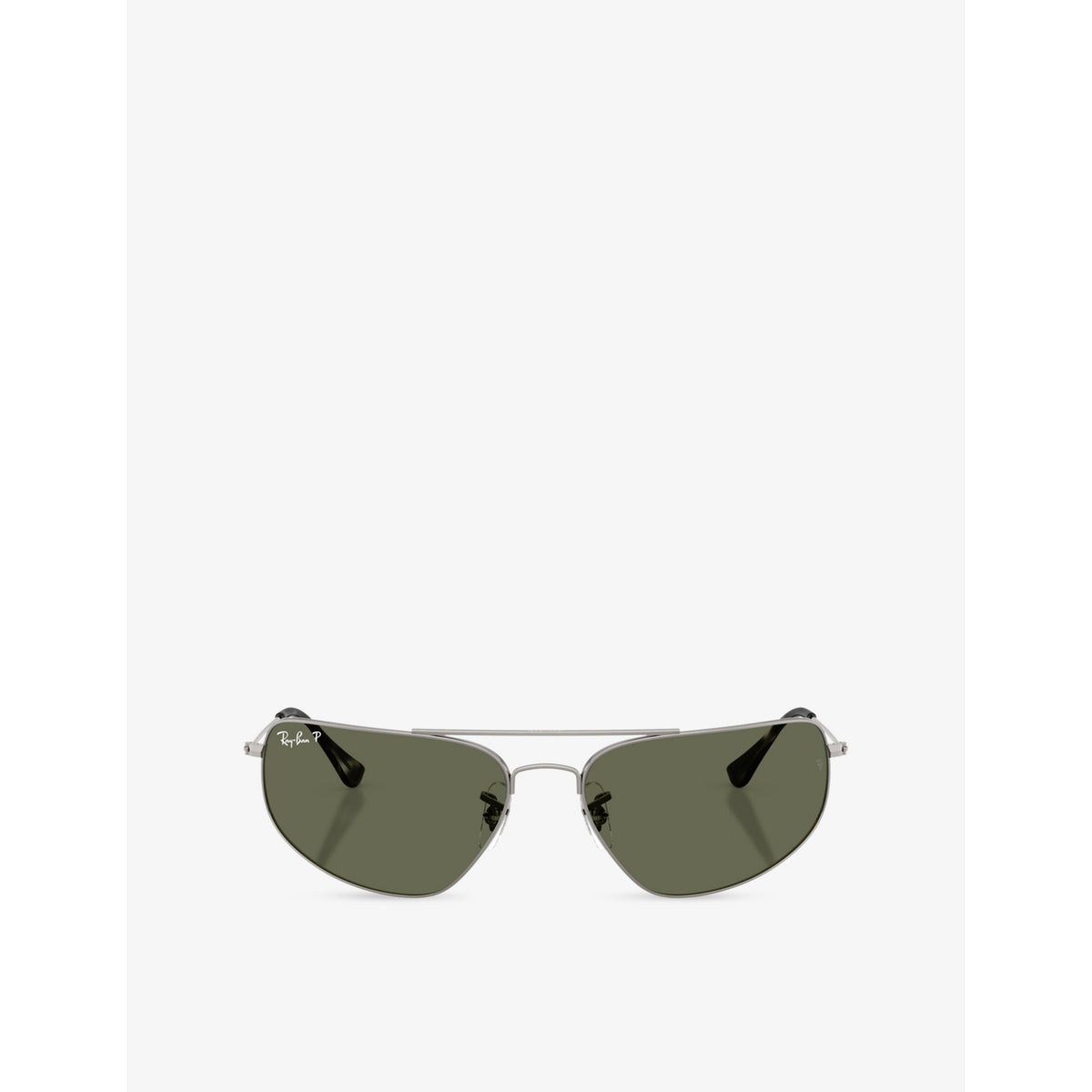 Ray-Ban RB3780 rectangle-frame metal sunglasses, UK version