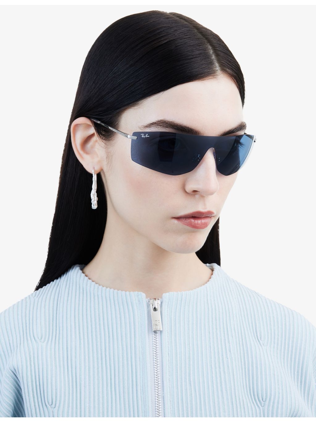 Ray-Ban sunglasses RB3781 irregular-frame metal, UK version
