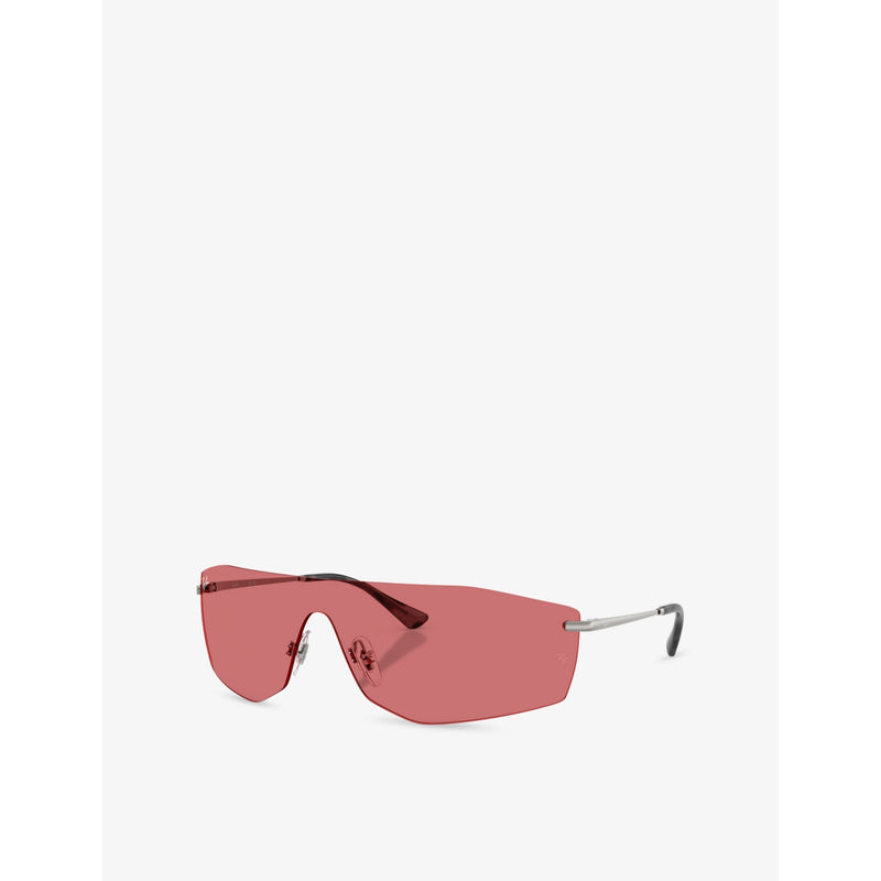 Ray-Ban irregular-frame metal sunglasses RB3781, UK version