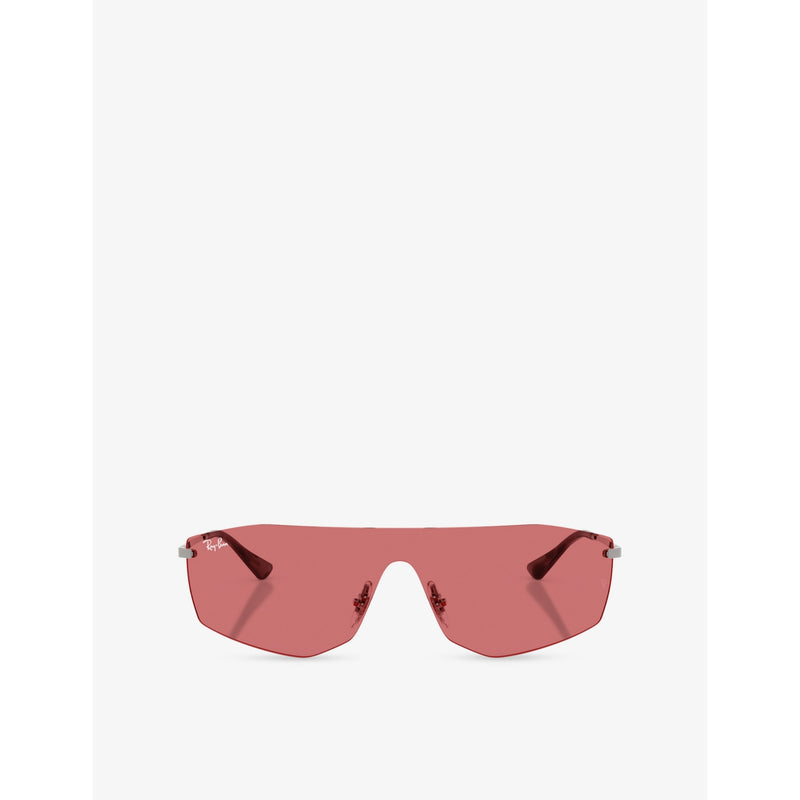 Ray-Ban irregular-frame metal sunglasses RB3781, UK version