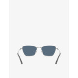 Ray-Ban RB3783 irregular-frame metal sunglasses, imported from the UK