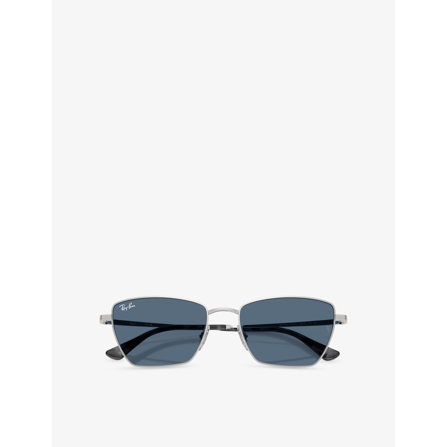 Ray-Ban RB3783 irregular-frame metal sunglasses, imported from the UK