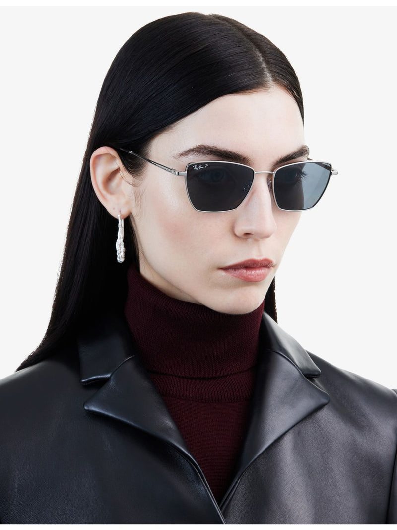 Ray-Ban RB3783 irregular-frame metal sunglasses, imported from the UK