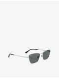 Ray-Ban RB3783 irregular-frame metal sunglasses, imported from the UK