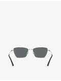 Ray-Ban RB3783 irregular-frame metal sunglasses, imported from the UK