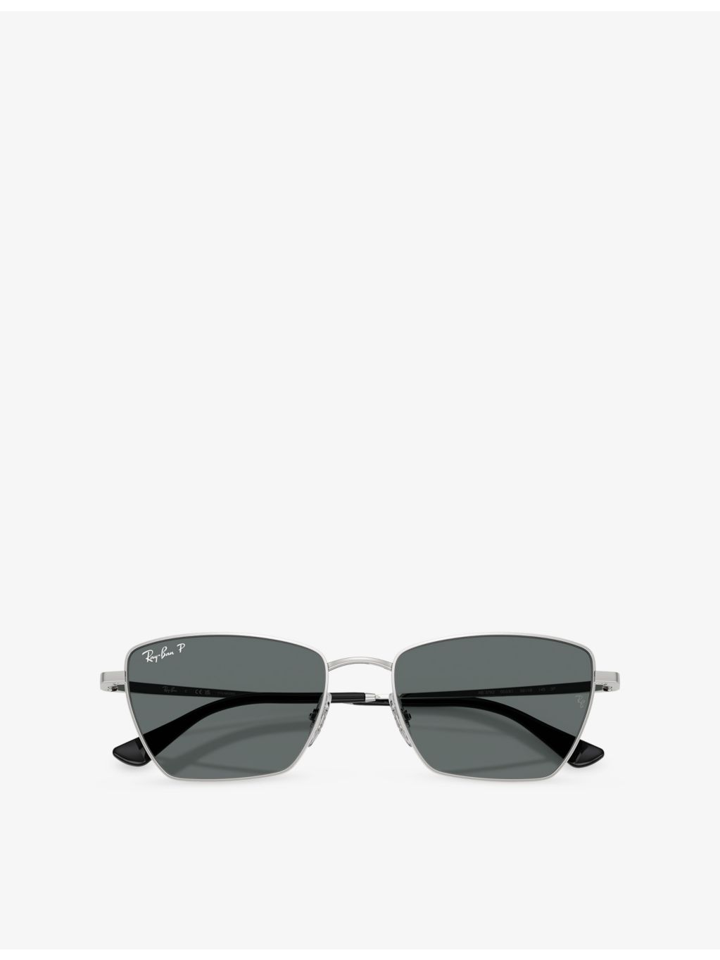 Ray-Ban RB3783 irregular-frame metal sunglasses, imported from the UK