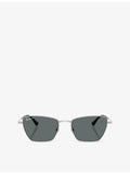 Ray-Ban RB3783 irregular-frame metal sunglasses, imported from the UK