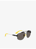 Ray-Ban RB3789M square metal sunglasses, UK version