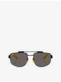 Ray-Ban RB3789M square metal sunglasses, UK version