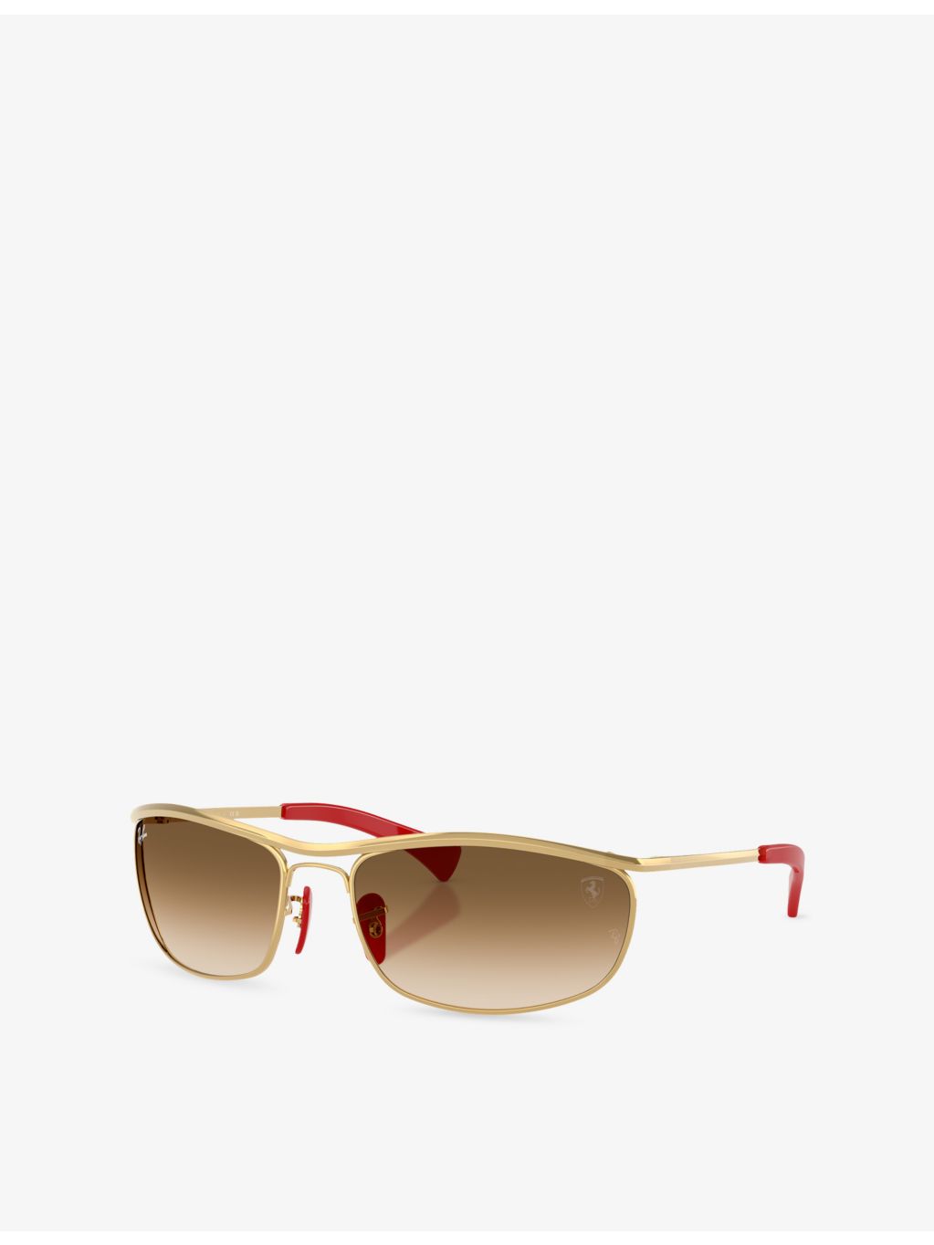 Ray-Ban RB3819M oval-frame metal sunglasses, UK version
