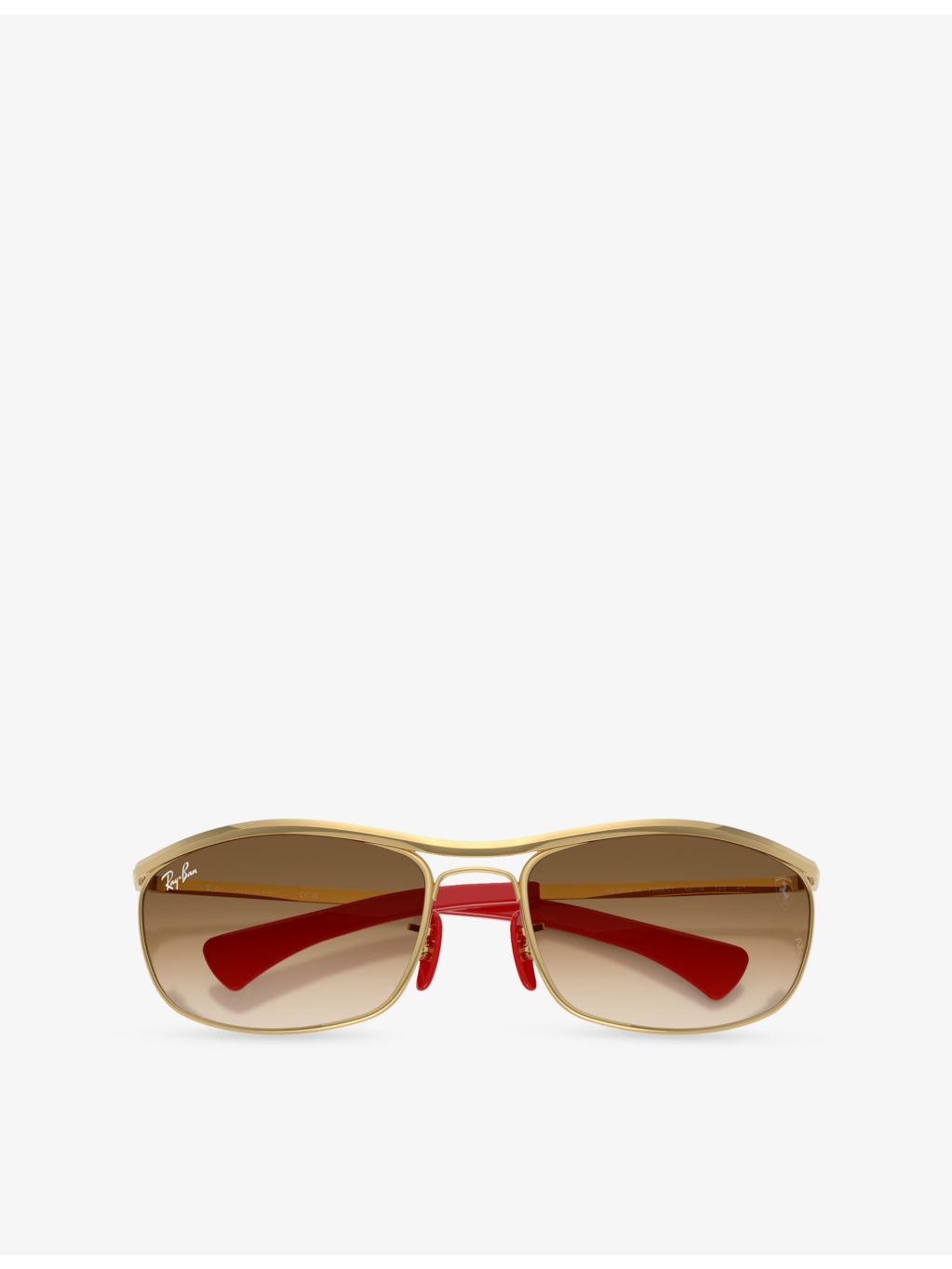 Ray-Ban RB3819M oval-frame metal sunglasses, UK version