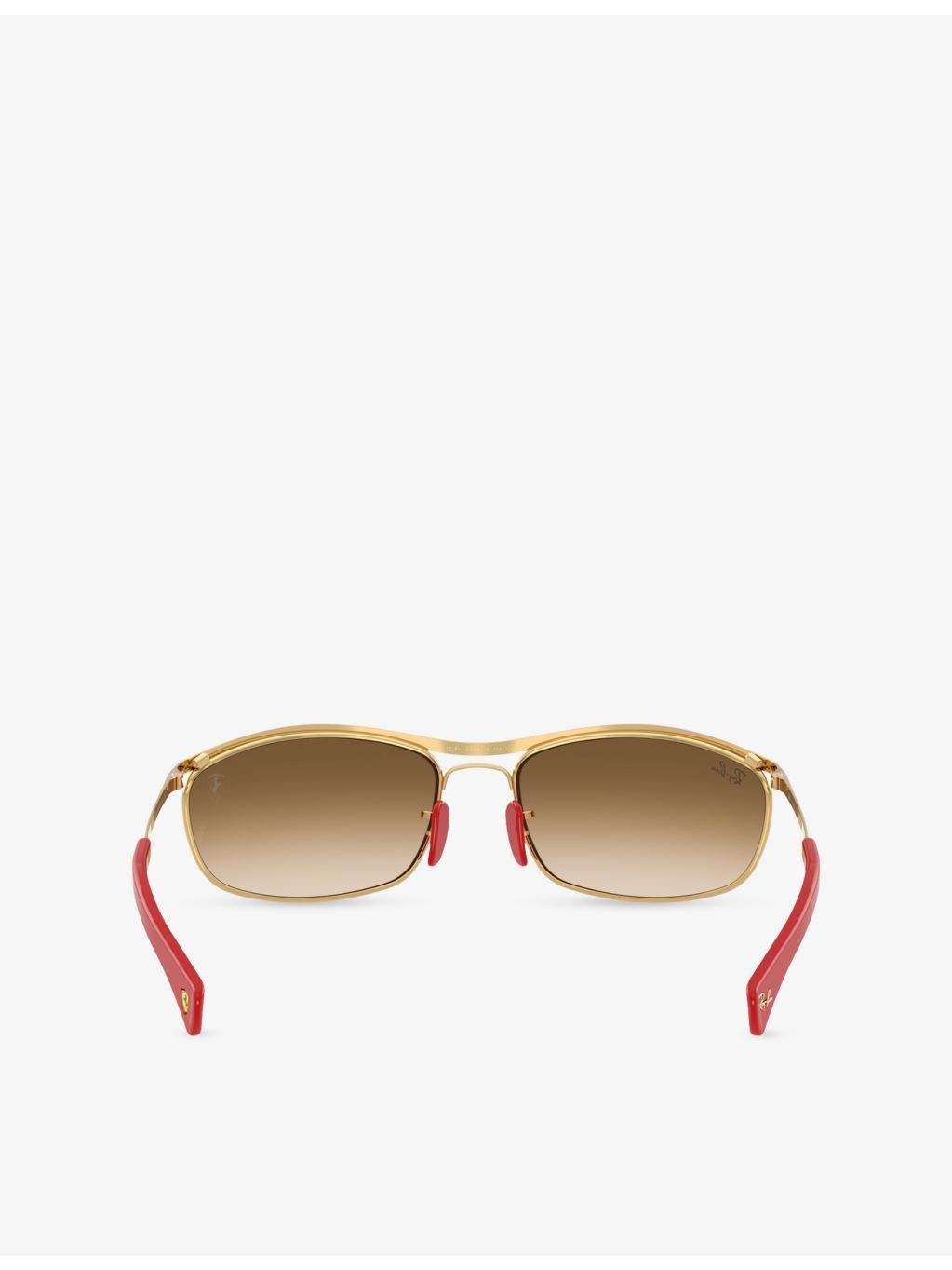 Ray-Ban RB3819M oval-frame metal sunglasses, UK version